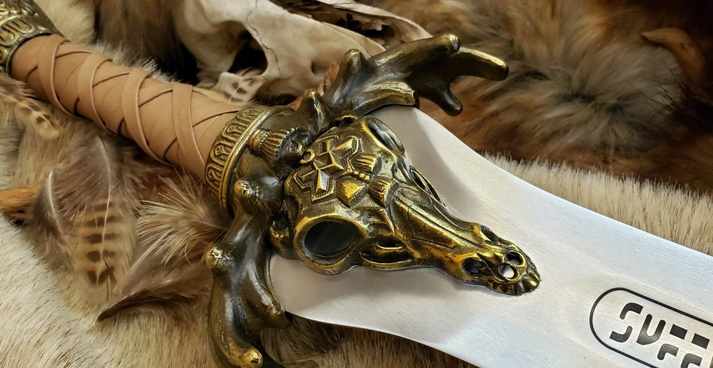 Conan Father's Sword | Conan The Barbarian Hand Forged Replica Sword | Handmade Authentic Replica | Collectible Conan the barbarian sword