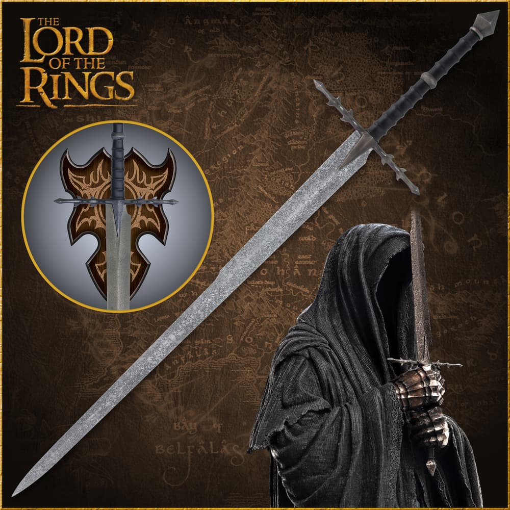 Handmade Nazgul Ring Wraith's Replica Sword | Perfect Cosplay Accessory & Collector’s Piece | Ultimate unique Gift for Tolkien Enthusiasts.