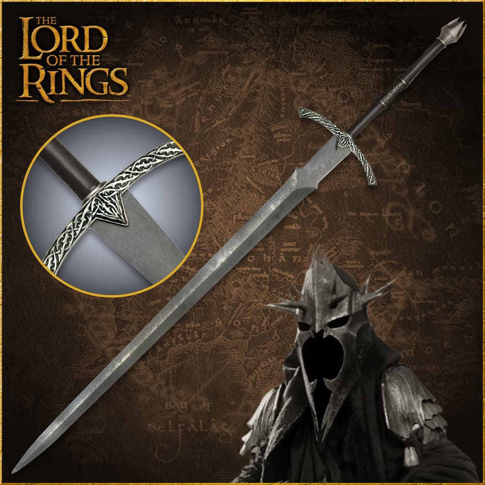 andmade The Witch King of Angmar Sword, Atlanteann Sword, LOTRs Replica
