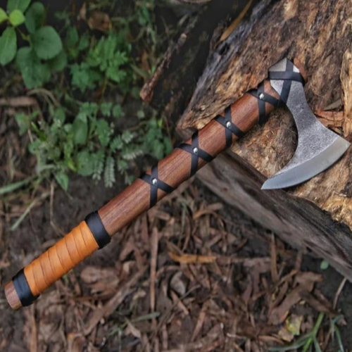 Handmade RAGNAR'S Viking Axe, Viking Bearded Axe- YR