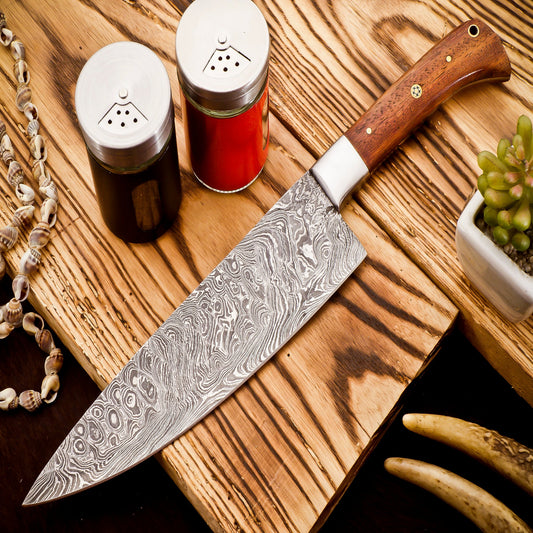 Hand Forged Damascus Steel Chef Knife- Ck003