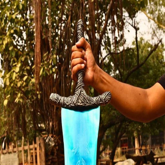 Moonlight Great sword Replica | Dark Moon Sword Elden Ring & Dark Soul | Full Metal Life-Size Sword- SWD-ML027