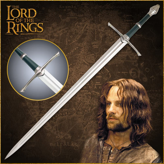 Sword of Strider – Authentic Lord of the Rings Collectible | Aragorn Replica Sword